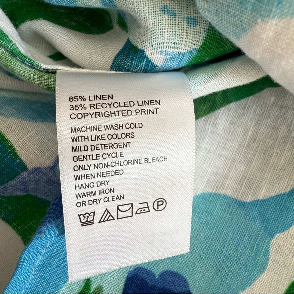 Tommy Bahama Seaside Brights Short Sleeve Linen Shirt - Picture 8 of 13